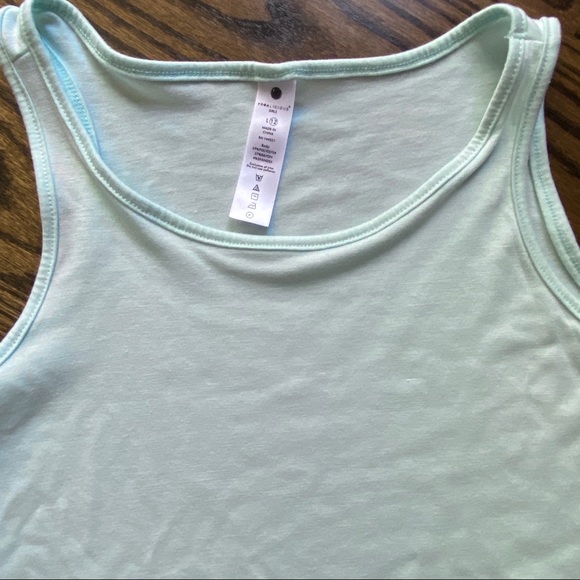 Yogalicious Girls Tank Top w Tie Sides L/12 EUC - Picture 3 of 3